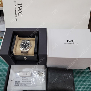 23년 6월식 iwc 신형 인제니어 검판 판매합니다.