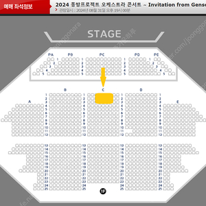 동방프로젝트 오케스트라 콘서트 앞자리 중앙블럭 2연석 최고명당석 양도