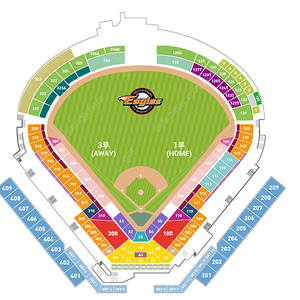 8/3 (토) 한화 vs 기아 3루 익사이팅존 2/4연석