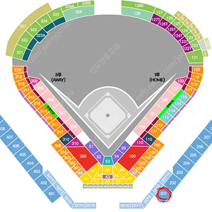 [8/3] 한화 vs 기아 1루 2층지정석 4연석 양도 [좌석 사진있음]