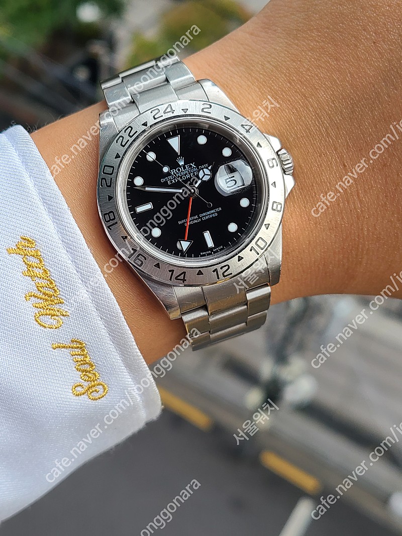 [정품] 롤렉스 익스플로러 2 II 구형 익스2 블랙 16570 (Rolex Explorer II Black Ref.16570)