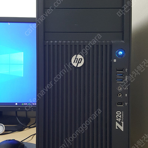 HP Z420 E5-2667V2(3.30GB) TURBO(4.0GB)삼성 970EVOPlus 500GB RAM PC3(14900)112GB