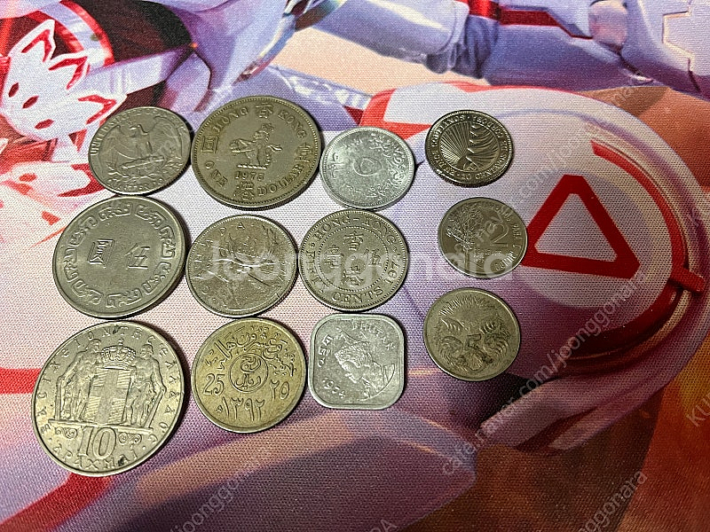 옛날 외국 동전 모음--0