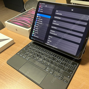 아이패드 프로 11인치 M2 128g wifi + 매직키보드 팝니다