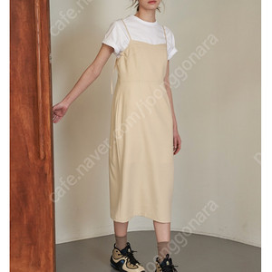 르셀로나 원피스 s사이즈 Corset line dress (Yellow beige)