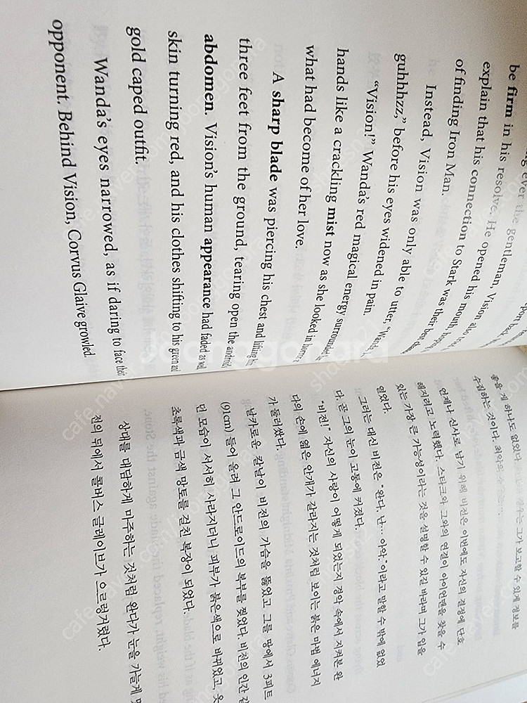 스크린영어 어벤져스 인피니티워, 엔드게임--1