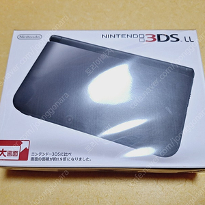 신품동일급 닌텐도 3dsll 3dsxl 일본판 순정 블랙 특A급 기스X