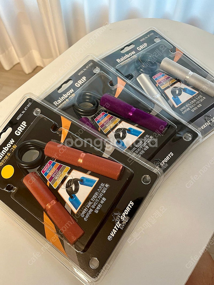 미개봉) 바티즈 레인보우 악력기 오렌지 퍼플 실버 급처합니다!!--1