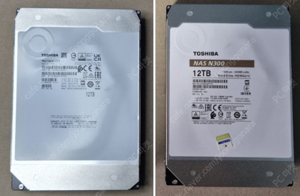 [판매] WD. 도시바 12TB 12테라 WD120EDAZ ,MG09 12테라 HDD SATA 판매합니다.