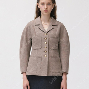 jsny Classy Volume Wool Jacket sepia 세피아 s