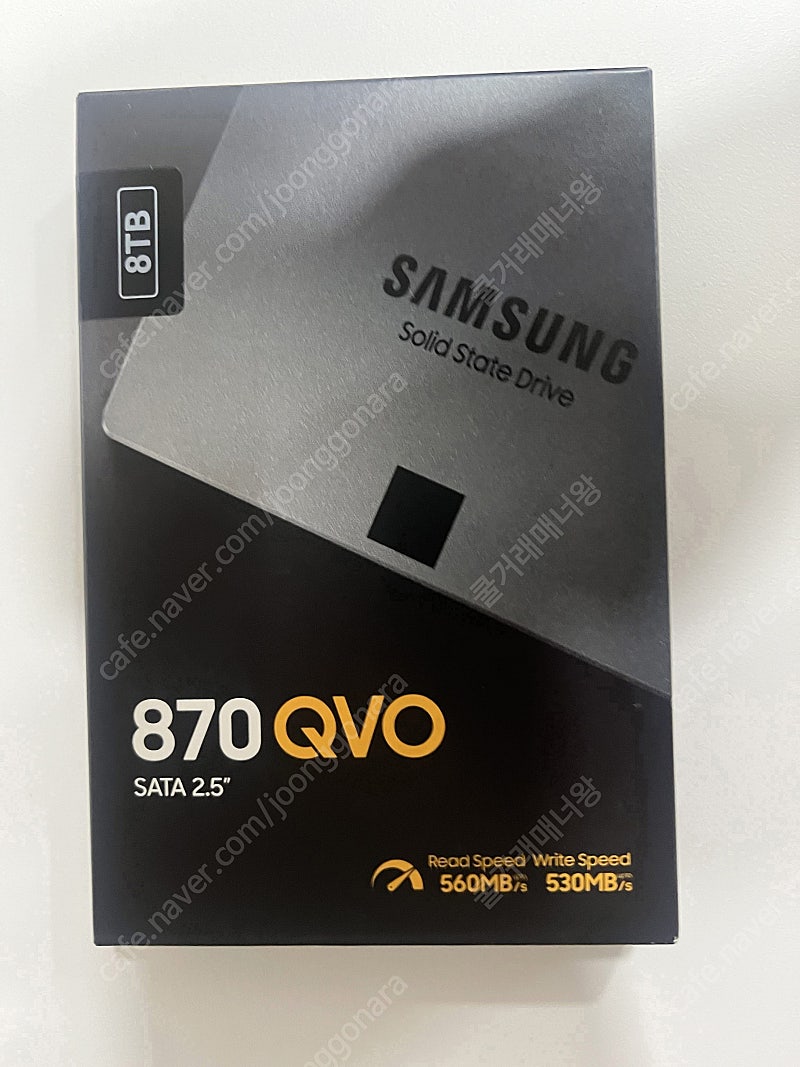 [미개봉] 삼성전자 870 QVO 8TB 새제품 SSD 판매합니다.