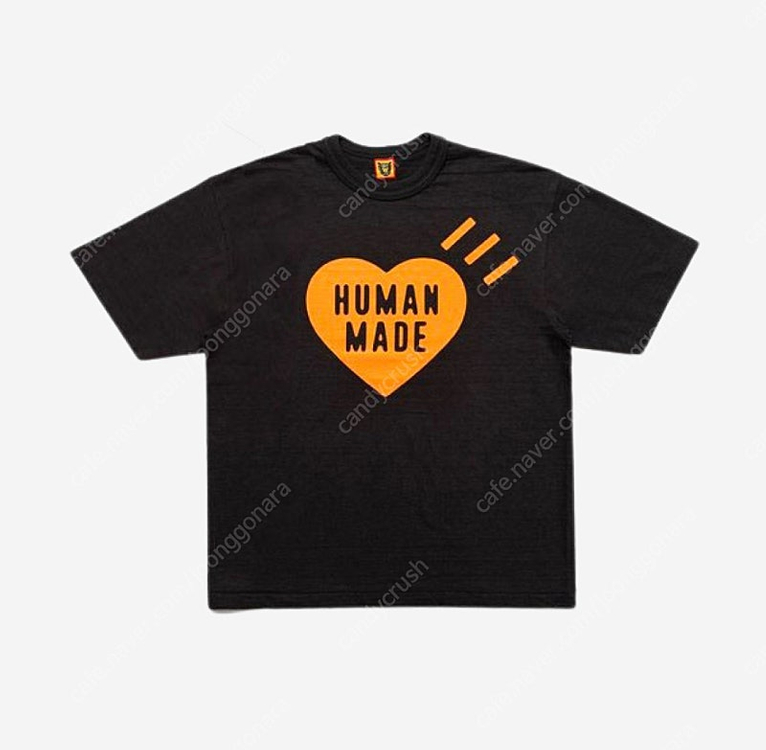 휴먼메이드 Heart T-shirt Shibuya & Harajuku exclusive (3가지 색상, 새상품)--1