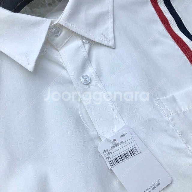 톰브라운 삼선 라인 긴팔 셔츠 남방--4