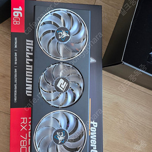 파워칼라 RADEON RX7800XT HELLHOUND 16GB 팝니다.