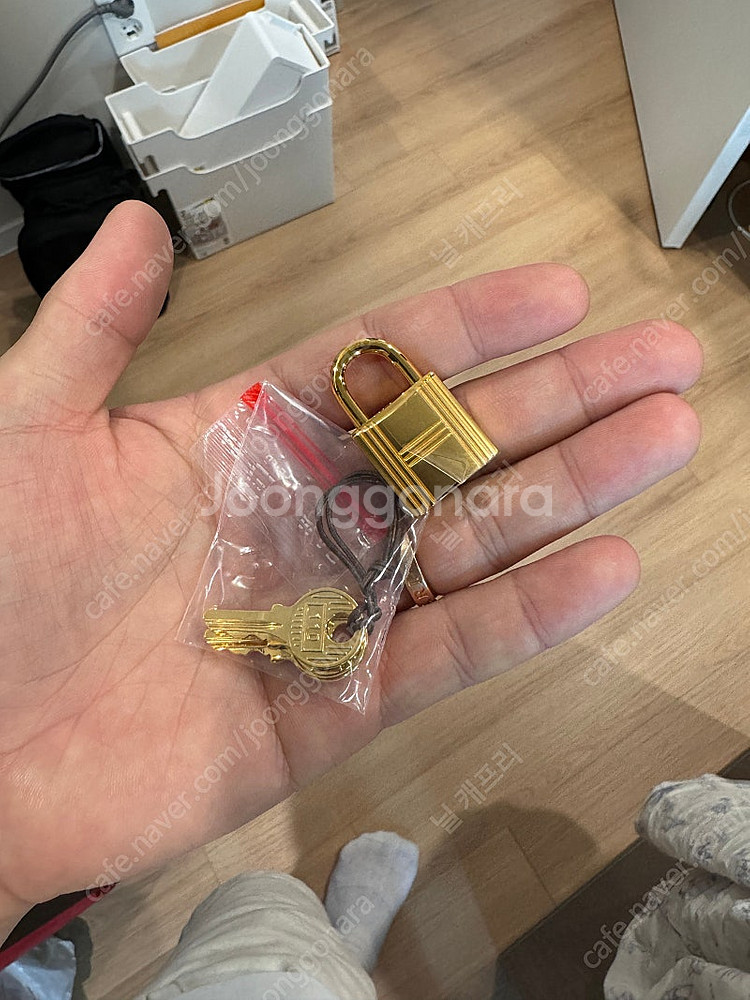 에르메스 피코탄 22 루즈아쉬 금장--6