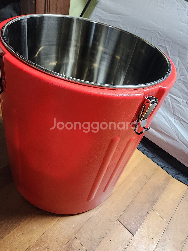 스텐 보냉물통 국통 대용량 단체급식 80리터 보온통--3