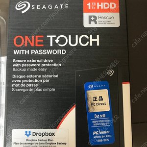 씨게이트 원터치 외장하드 HDD 1TB