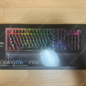 RAZER Blackwidow v3 pro(레이저 블랙위도우 V3 프로) 리니어 미개봉 새제품