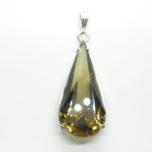 925 천연 최상급45ct smoky quartz(연수정) 팬던트