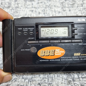 AIWA 워크맨 HS JX50 블랙색상 정상작동품 판매합니다.