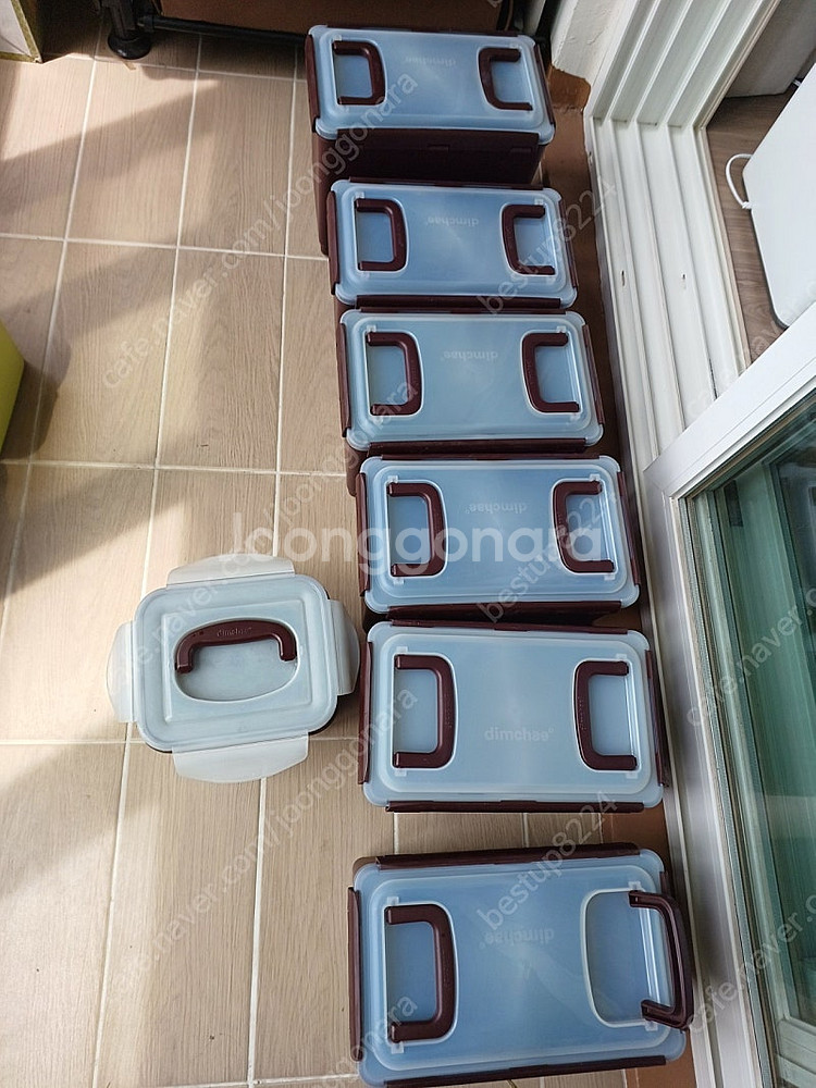 딤채 김치냉장고 통--0