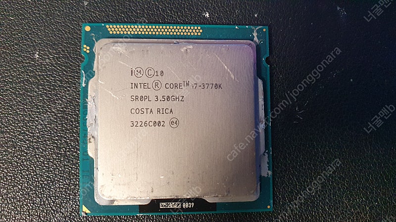 인텔 i7-3770k cpu 판매합니다