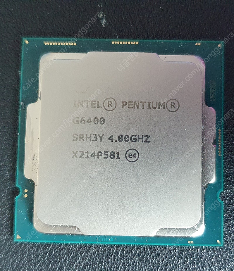 인텔 팬티엄 골드 G6400 cpu 팝니다