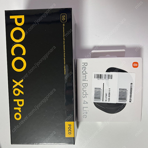 미개봉 샤오미 POCO X6 Pro 5G 12GB+512GB 공기계 블랙