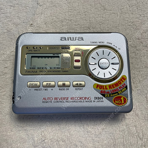 AIWA HS-JX869 아이와 카세트 워크맨 팝니다