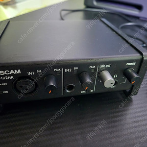 오디오인터페이스 타스캠 US12 HR 홈레코딩용 (오디오미디케이블 포함) 오인페
