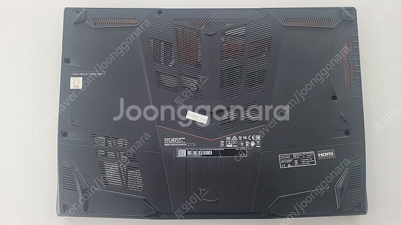 개인 MSI GF65 10UE I7-10750H 32램...--2