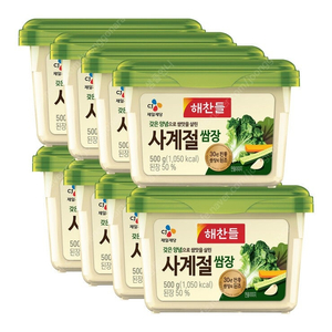 해찬들 사계절쌈장 500g x 8개