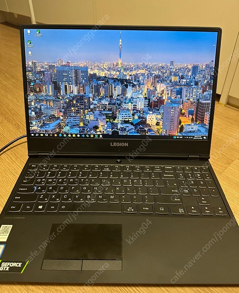 레노버 리전 Y540 게이밍노트북 1660ti i7-9700 램32 144hz 업글완료