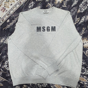 MSGM 볼드로고 맨투맨 22년 정품