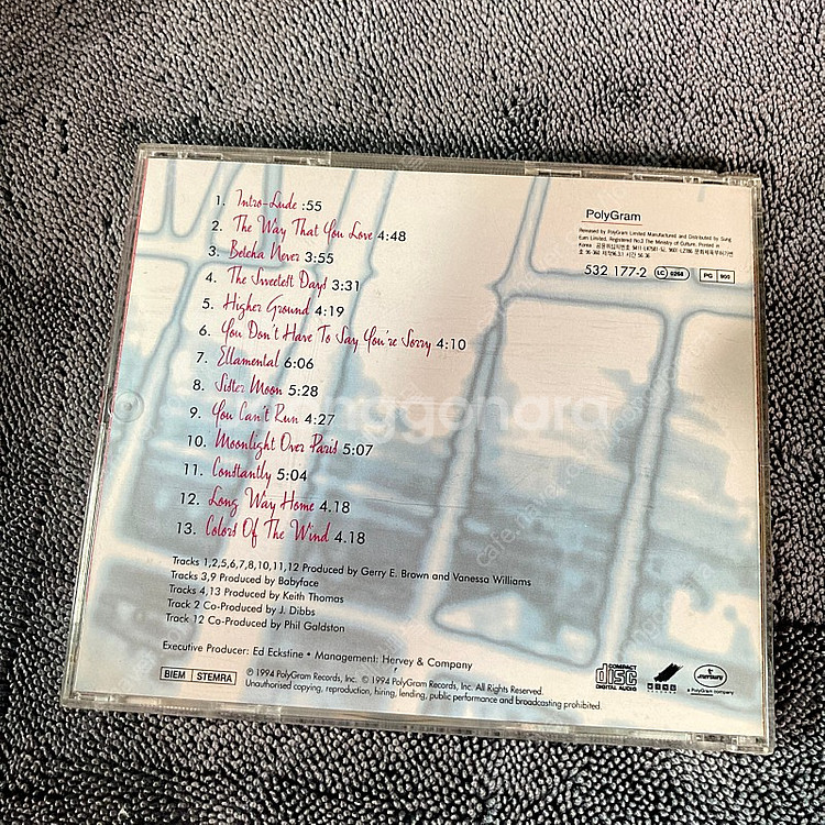 [무료드림/CD] 바네사 윌리엄스 3집 The Swee--1