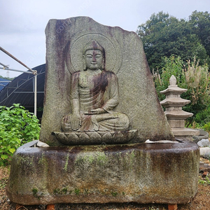 연대좋은 옛날 석탑 불상 부처님 약사여래좌불상 석불