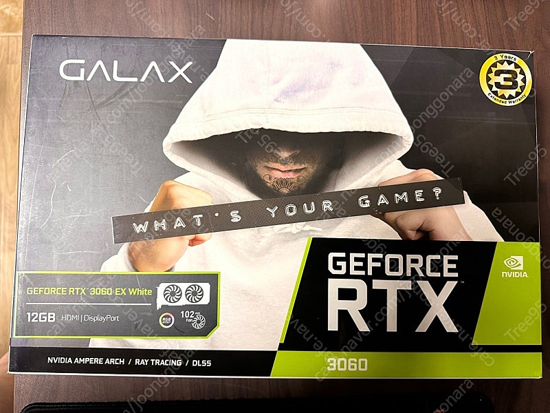 갤럭시 GALAX 지포스 RTX 3060 EX WHITE OC V2 D6 12GB