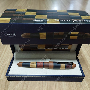 콘클린 올 아메리칸 CONKLIN ALL AMERICAN 쿼드 우드 QUAD WOOD 한정판 만년필 F촉 미개봉 판매합니다.