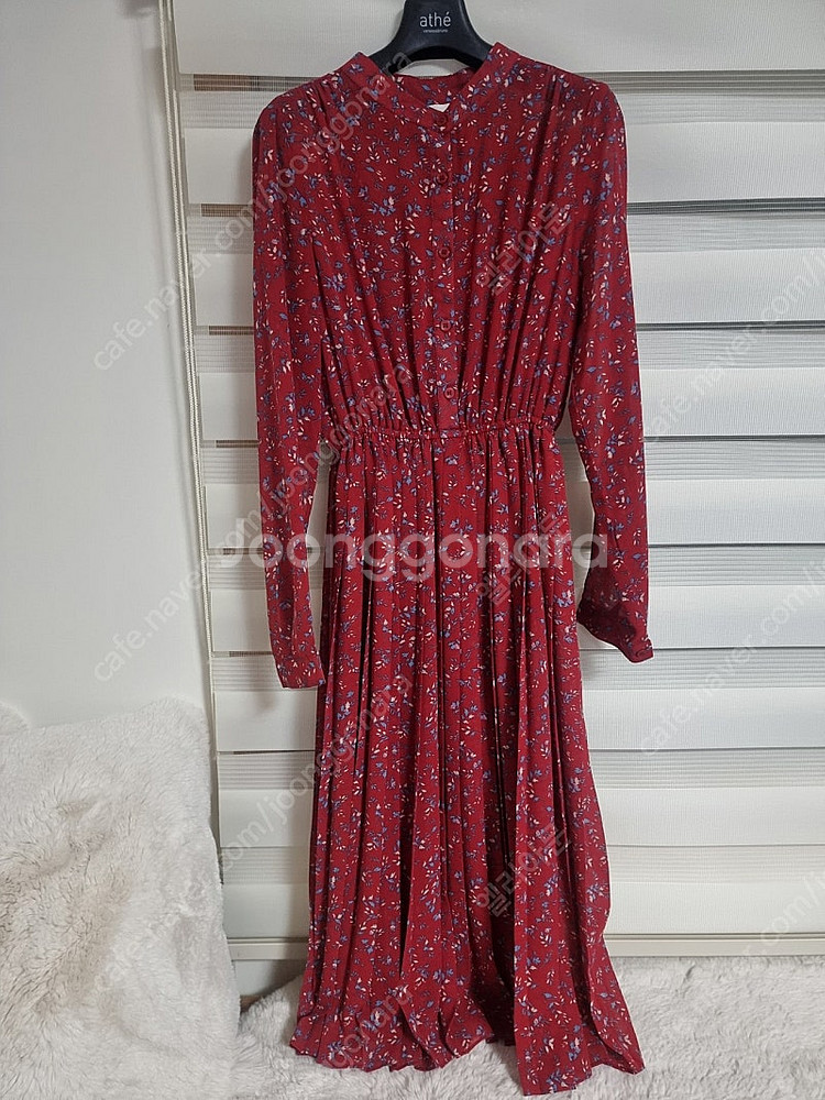 르샵 레드 여름 원피스입니다:) 얇은 시원한 소재--0