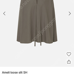 레디투웨어 Ameli loose slit sh