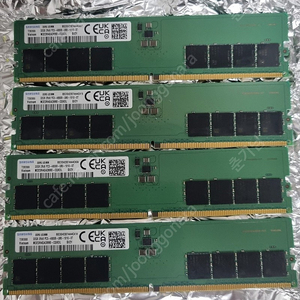 삼성전자 DDR5 PC-38400(4800) 32G 메모리 4개 판매