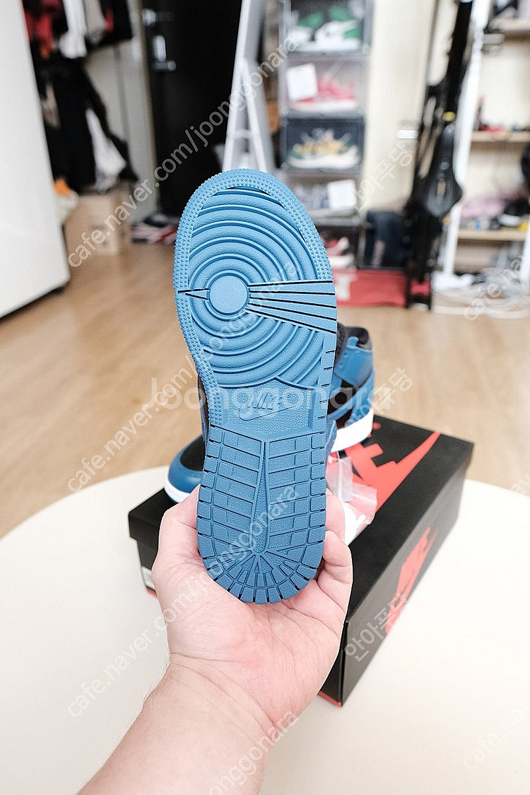 나이키 에어조던1 하이 gs 다크마리나 블루 230mm...--2