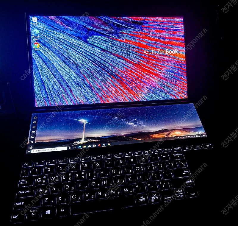 젠북 듀오 i7, 1TB, MX450 외장그래픽