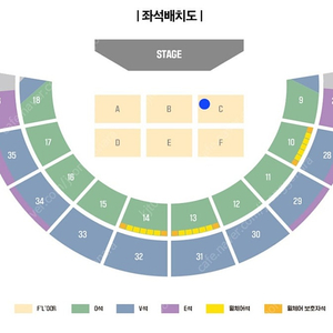 잔나비 서울 9.7 17시 C구역 7열 2연석