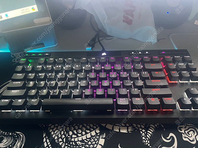 커세어 k70 tkl opx 광적축팝니다