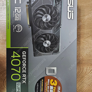 ASUS 지포스 RTX4070 SUPER DAUL OC D6X 12GB 미개봉 새상품 판매