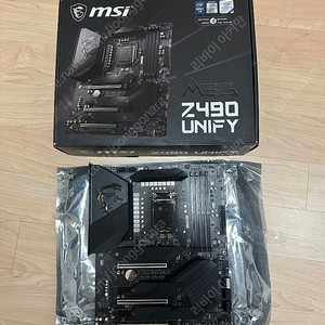 msi z490 유니파이 판매 합니다.