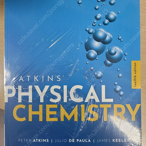 Atkin's physical chemistry 12th edition 원서