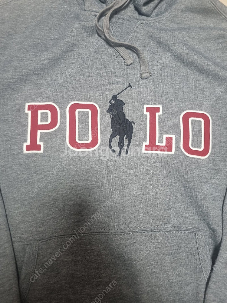 POLO 폴로 랄프로렌 그레이 기모후드 L사이즈 팝니다--1