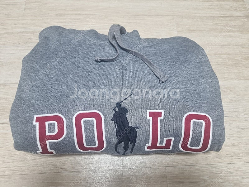 POLO 폴로 랄프로렌 그레이 기모후드 L사이즈 팝니다--6